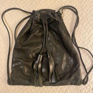 & Other Stories Leather Backpack